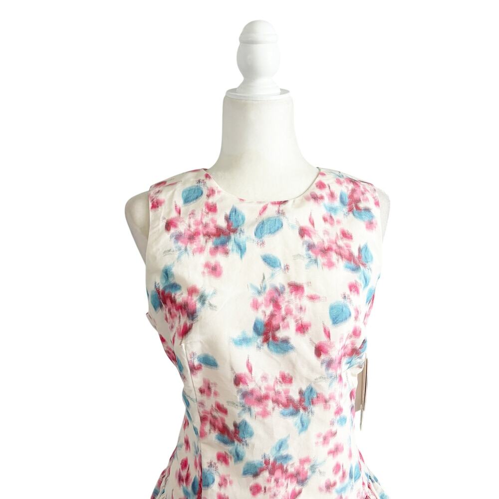 Anthropologie Shoshanna Midnight Raffaella Mini Dress 2 White NWT - Picture 3 of 11